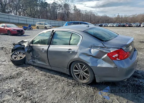 2013 Infiniti G37 Base from USA, damaged, VIN JN1CV6AP0DM718629